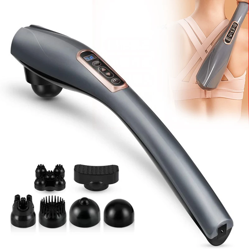 Rechargeable Hand Held Deep Massager for Muscles Neck Cordless Electric Body Massage with Port Design Deep Tissue Back Massager
Rechargeable Hand Held Deep Massager for Muscles Neck Cordless Electric Body Massage with Port Design Deep Tissue Back Massager
