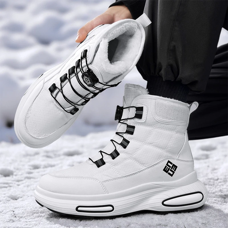 Men Boots High Quality New Winter Warm Snow Boots Lace-up Comfortable Ankle Boots Outdoor Waterproof Hiking Boots Size 39-44
Men Boots High Quality New Winter Warm Snow Boots Lace-up Comfortable Ankle Boots Outdoor Waterproof Hiking Boots Size 39-44