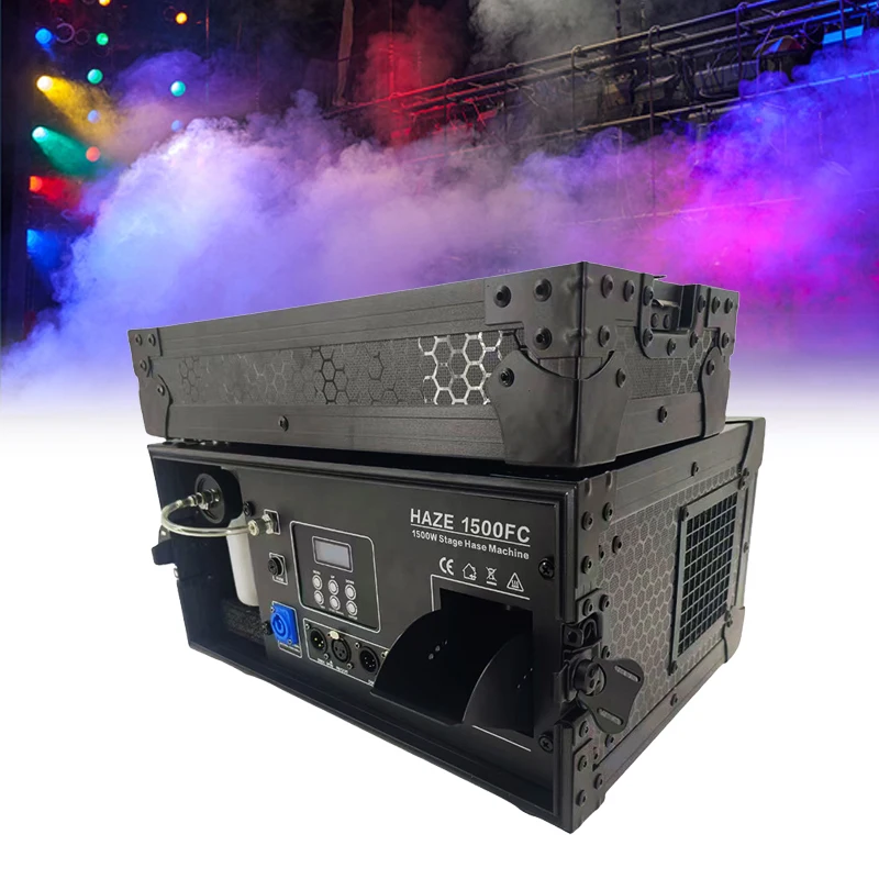 1500W Moving Head LED Stage Light White Color DMX 512 Remote Control with Flight Box for Morning Mist Smoke Machine Effects
1500W Moving Head LED Stage Light White Color DMX 512 Remote Control with Flight Box for Morning Mist Smoke Machine Effects