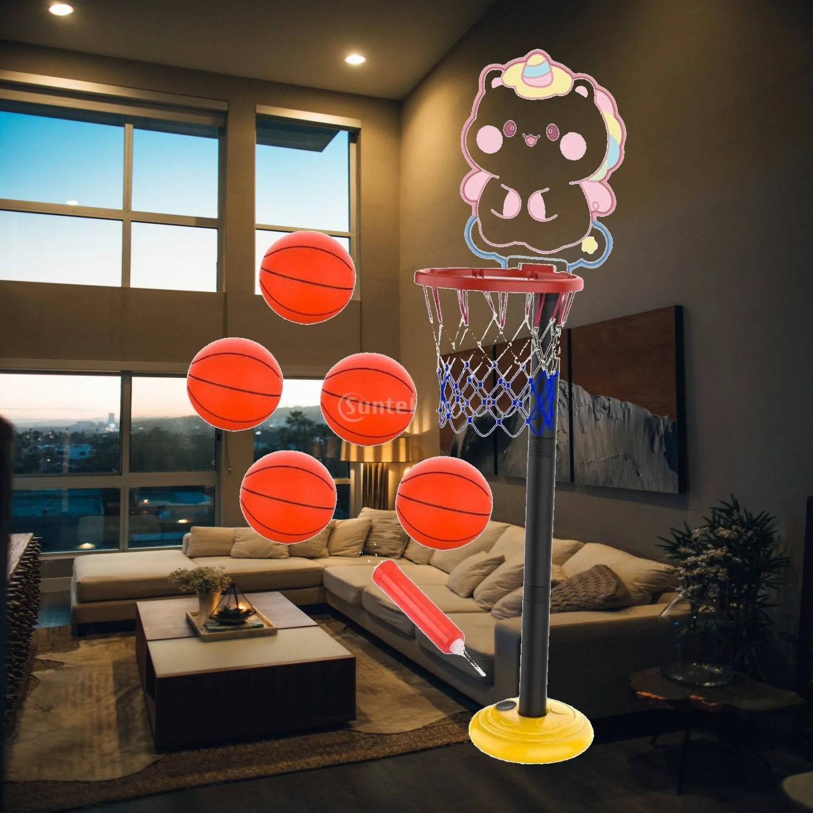 Portable Basketball Stand for Kids Ball Rack Adjustable Height Indoor Outdoor Sports Toy for Home Training
Portable Basketball Stand for Kids Ball Rack Adjustable Height Indoor Outdoor Sports Toy for Home Training