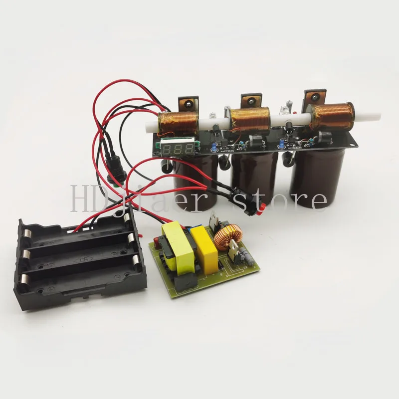 High Voltage Integrated Electromagnetic Gun, Simple Multi-stage DIY Coil Gun Kit
High Voltage Integrated Electromagnetic Gun, Simple Multi-stage DIY Coil Gun Kit