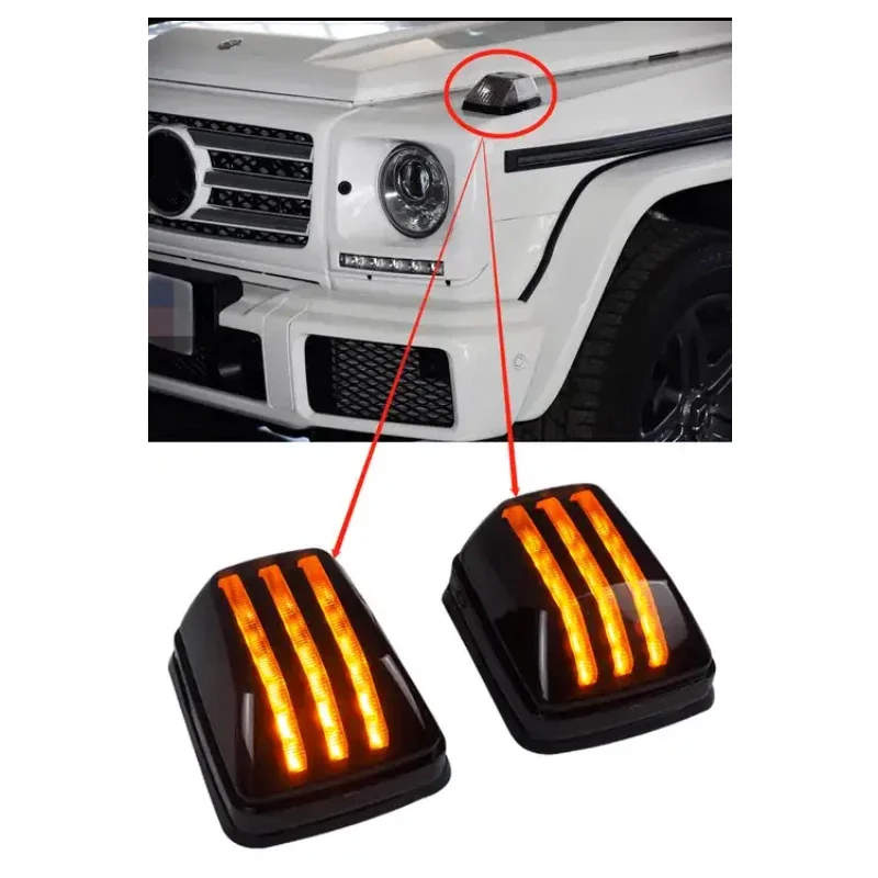 W463 Smoked LED Turn Signal Lights For Mercedes Benz W463 Upgraded 2019+ Turning light
W463 Smoked LED Turn Signal Lights For Mercedes Benz W463 Upgraded 2019+ Turning light