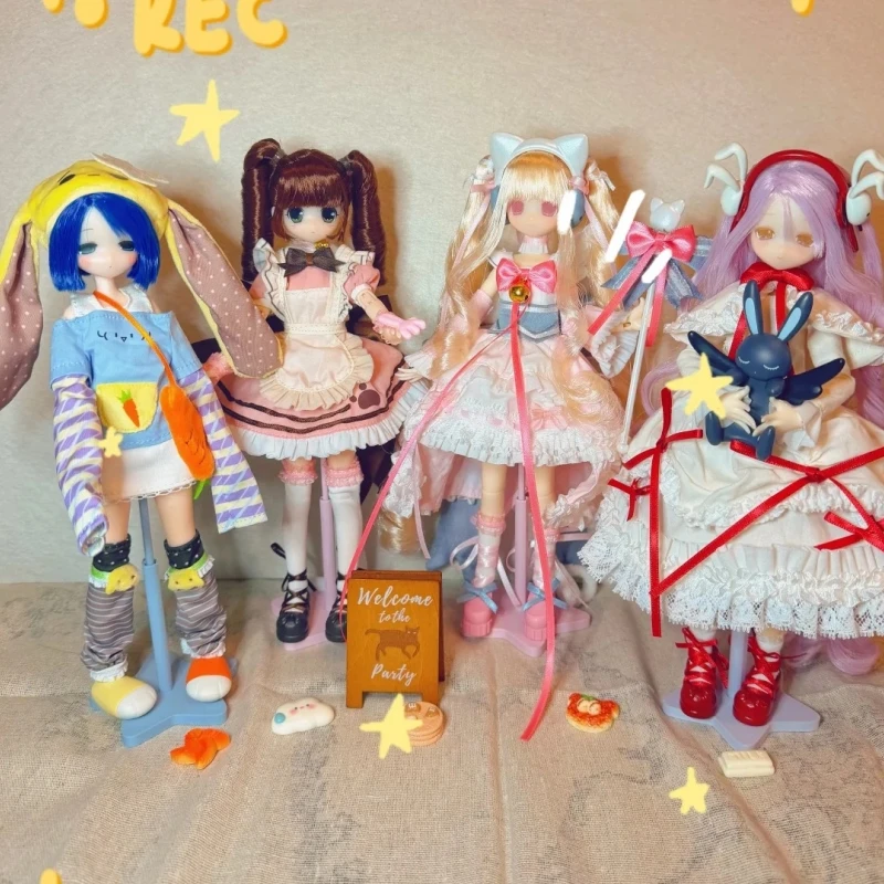 Genuine 1/6 Kawaii Magical Girl Series Blind Box Girl Action Figure Movable Doll Desktop Ornament Model Trendy Cute Toy Gifts
Genuine 1/6 Kawaii Magical Girl Series Blind Box Girl Action Figure Movable Doll Desktop Ornament Model Trendy Cute Toy Gifts