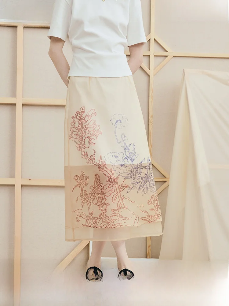 Юбка с принтом Ele Ogees с завышенной талией, стильный дизайн, смесь полиэстера и хлопка, повседневная, А-силуэт, для женщин
Юбка с принтом Ele Ogees с завышенной талией, стильный дизайн, смесь полиэстера и хлопка, повседневная, А-силуэт, для женщин