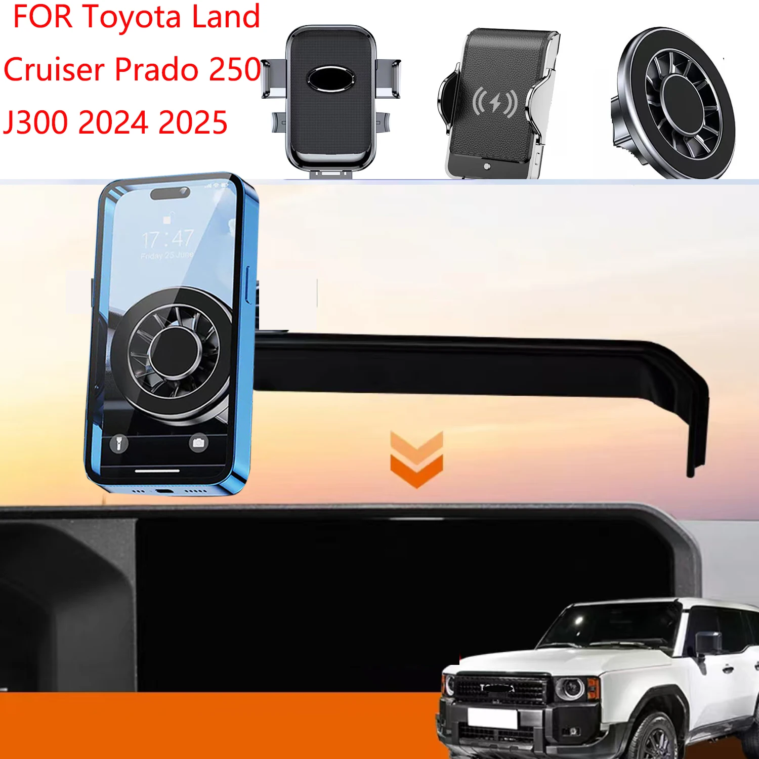 Для Toyota Land Cruiser Prado 250 J300 2024 магнитный автомобильный держатель телефона GPS экран фиксированная Базовая быстрая фотография
Для Toyota Land Cruiser Prado 250 J300 2024 магнитный автомобильный держатель телефона GPS экран фиксированная Базовая быстрая фотография