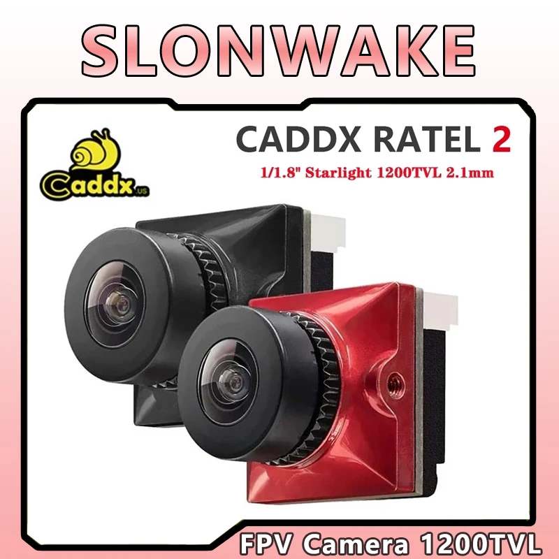 CADDX Ratel 2 Analog FPV Camera Ratel2 2.1mm Lens 16:9/4:3 NTSC/PAL 1200TVL For Replacement Lens Micro FPV Camera Drone CADDXFPV
CADDX Ratel 2 Analog FPV Camera Ratel2 2.1mm Lens 16:9/4:3 NTSC/PAL 1200TVL For Replacement Lens Micro FPV Camera Drone CADDXFPV
