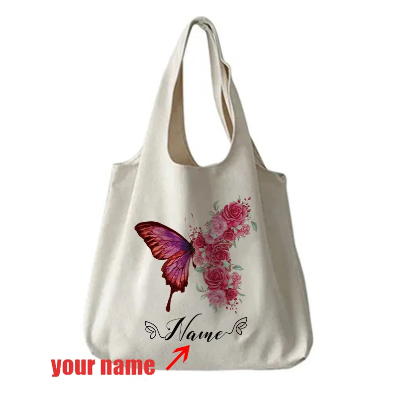 Персонализированная красочная сумка с принтом бабочки, индивидуальное имя, экологически чистая многоразовая сумка на одно плечо большой вместимости
Персонализированная красочная сумка с принтом бабочки, индивидуальное имя, экологически чистая многоразовая сумка на одно плечо большой вместимости