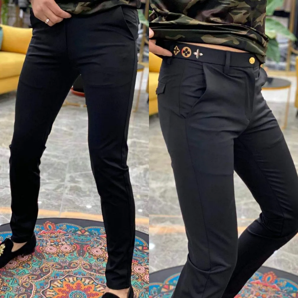 Весенне-осенние новые модные облегающие повседневные брюки, мужские универсальные длинные брюки Busin Sle, высокоэластичные антибактериальные брюки
Весенне-осенние новые модные облегающие повседневные брюки, мужские универсальные длинные брюки Busin Sle, высокоэластичные антибактериальные брюки