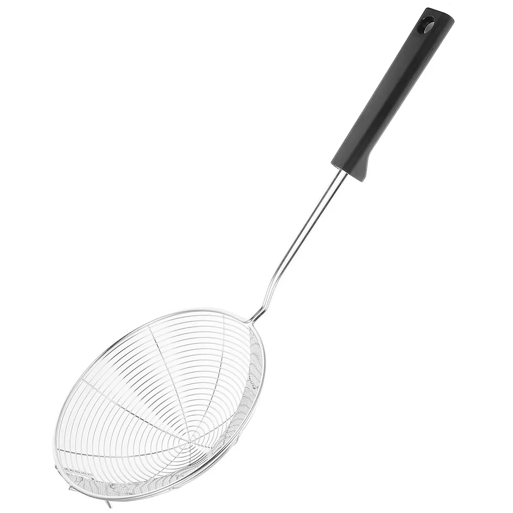 Шумовка-лопатка из нержавеющей стали с двойным назначением, с термостойкой ручкой, для слива масла, процеживания пасты и лапши, кухонный инструмент для жарки
Шумовка-лопатка из нержавеющей стали с двойным назначением, с термостойкой ручкой, для слива масла, процеживания пасты и лапши, кухонный инструмент для жарки