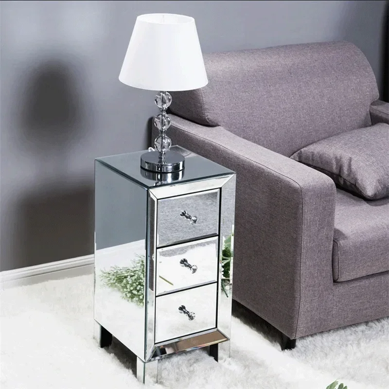 A Nordic mirror small bedside table light luxury sofa side several modern simple storage cabinets multi-functional lockers
A Nordic mirror small bedside table light luxury sofa side several modern simple storage cabinets multi-functional lockers