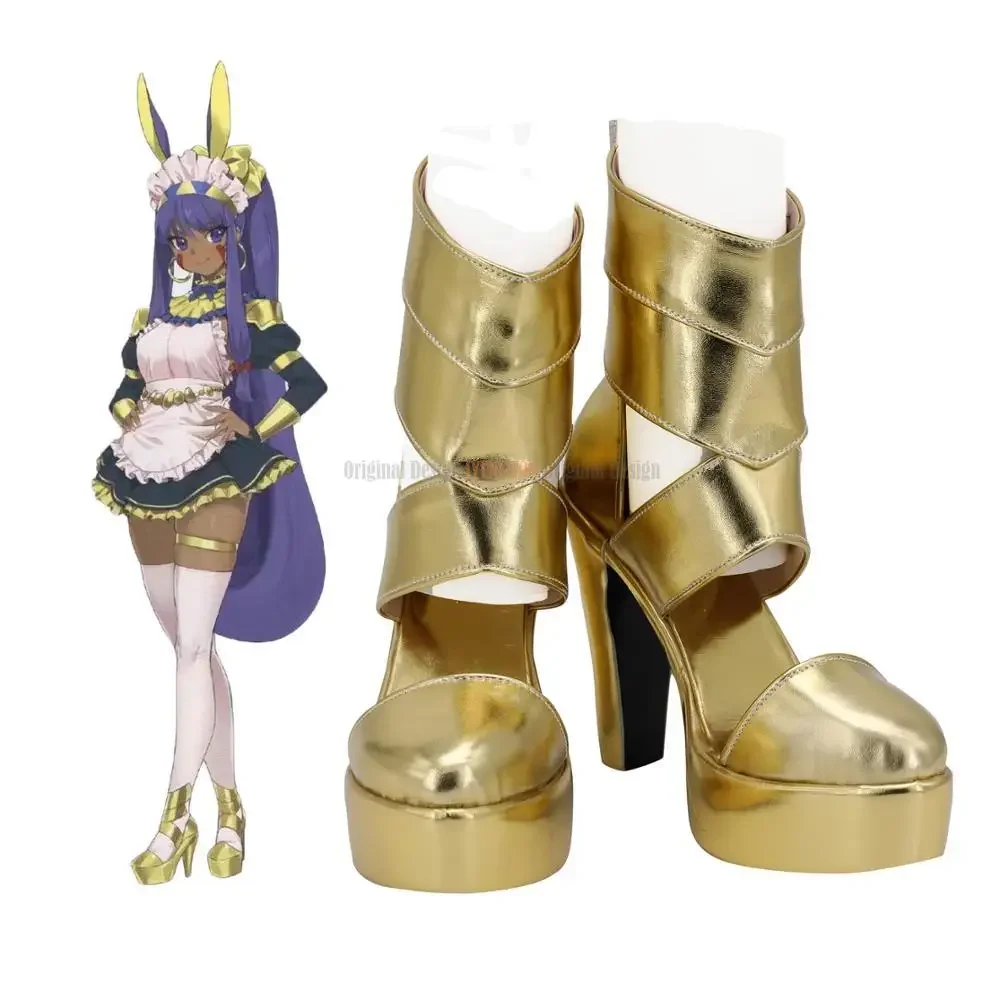 FGO Nitocris Сапоги Косплей Fate Grand Order Nitocris Косплей Золотые туфли Сандалии на высоком каблуке на заказ
FGO Nitocris Сапоги Косплей Fate Grand Order Nitocris Косплей Золотые туфли Сандалии на высоком каблуке на заказ