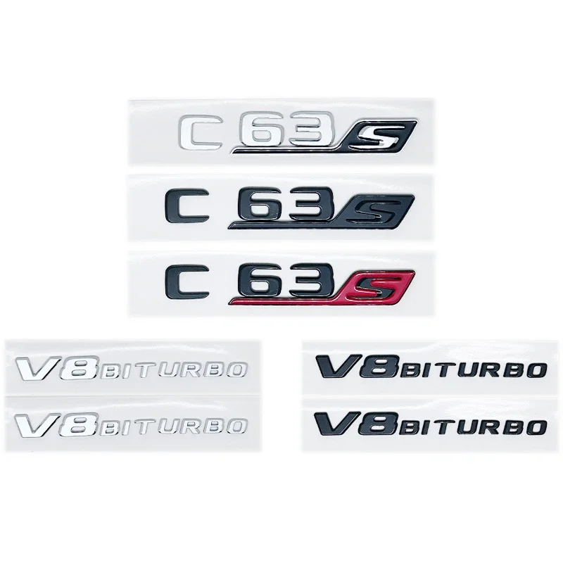 Glossy Black V8 Biturbo Emblem Sticker for Mercedes AMG C63 C63s C205 S205 W205 Fender Trunk Rear Logo Decal
Glossy Black V8 Biturbo Emblem Sticker for Mercedes AMG C63 C63s C205 S205 W205 Fender Trunk Rear Logo Decal