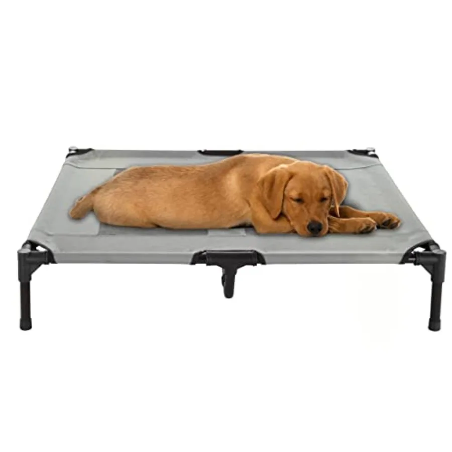 Elevated Dog Bed - 36x29.75-Inch Portable Pet Bed with Non-Slip Feet - Indoor/Outdoor Dog Cot or Puppy Mattress for Pets up to
Elevated Dog Bed - 36x29.75-Inch Portable Pet Bed with Non-Slip Feet - Indoor/Outdoor Dog Cot or Puppy Mattress for Pets up to