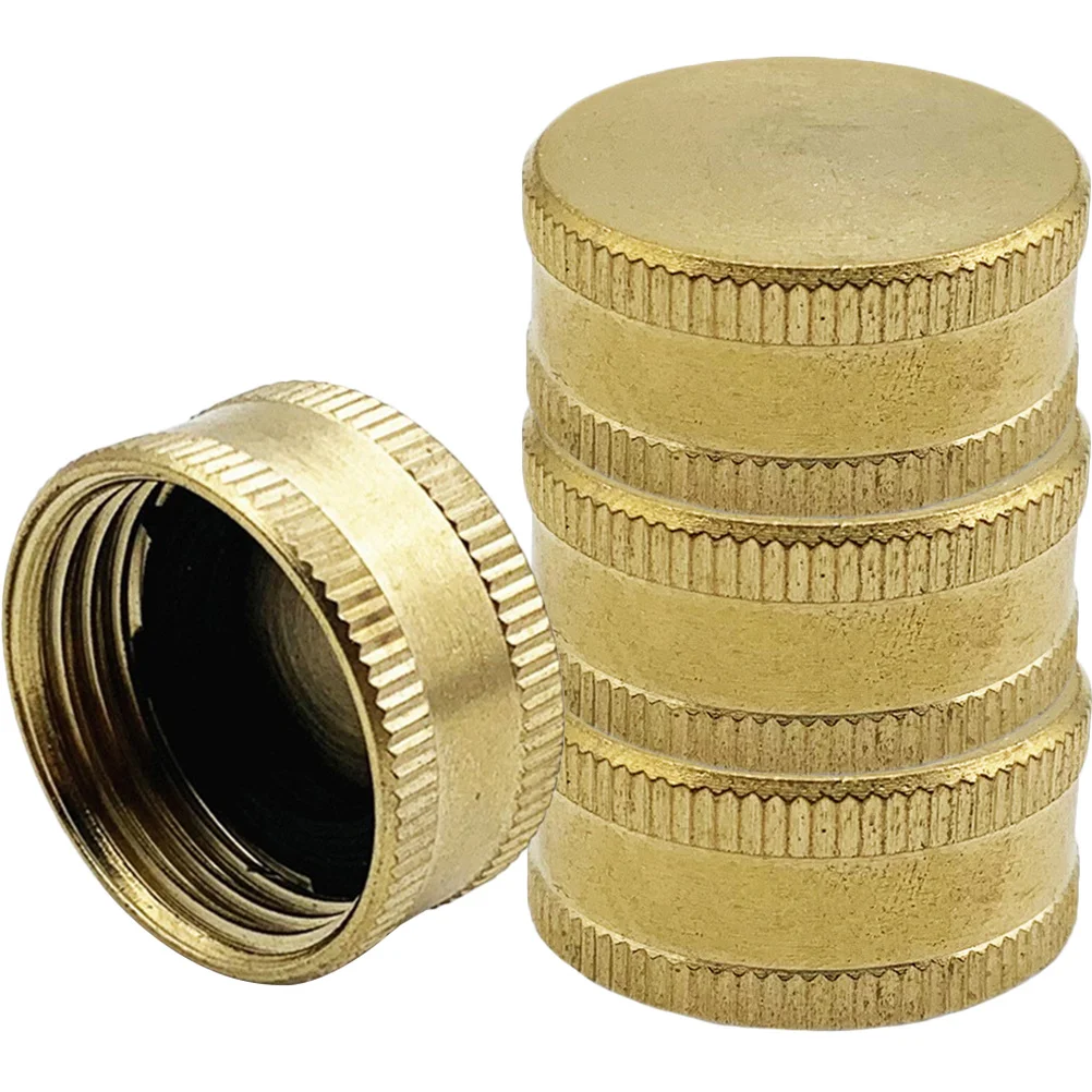 4pcs 3/4" Brass End Cap For Garden Female Thread Connector Leak-Proof Outdoor Faucet Fittings Hose Supplies Garden Hose
4pcs 3/4" Brass End Cap For Garden Female Thread Connector Leak-Proof Outdoor Faucet Fittings Hose Supplies Garden Hose