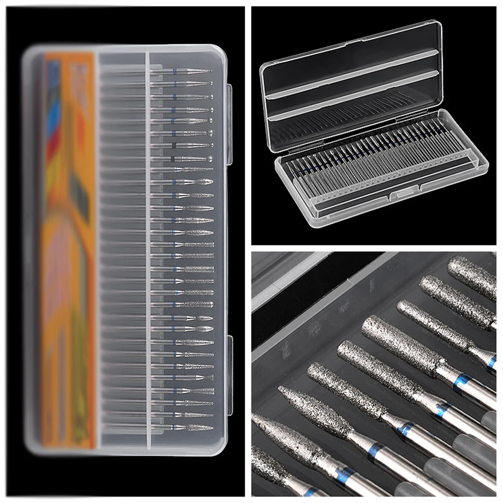 30pcs Manicure Drill Bits Set Nail Grinding Head Cuticle Clean Tools For Natural Artificial Nails Nail Art Salon Home Use
30pcs Manicure Drill Bits Set Nail Grinding Head Cuticle Clean Tools For Natural Artificial Nails Nail Art Salon Home Use