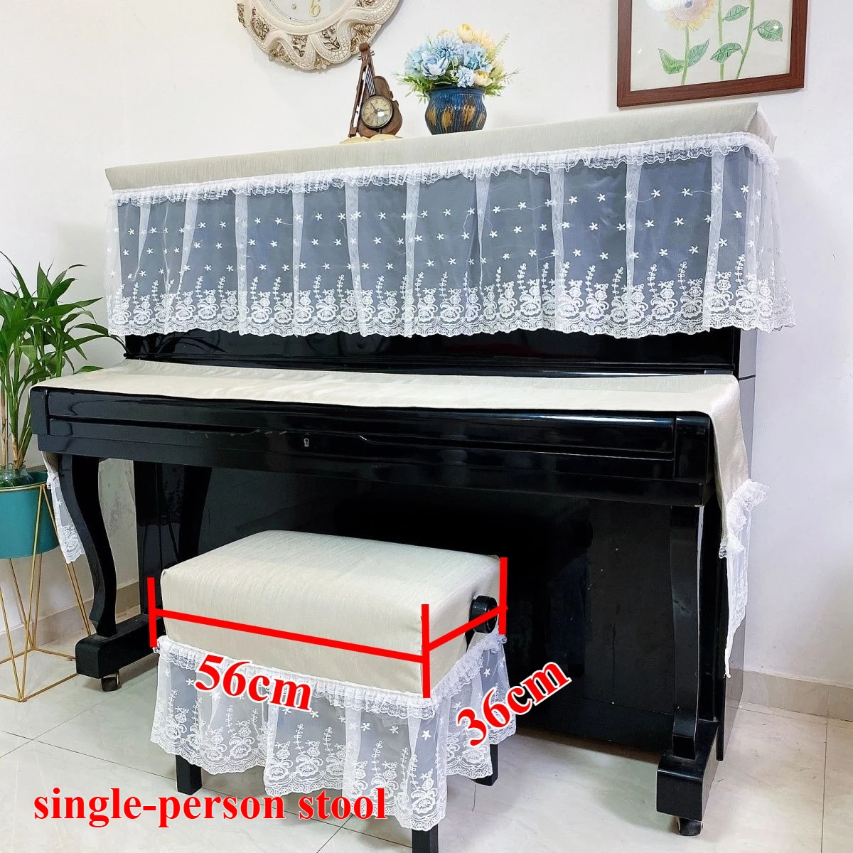 Lace, fabric, high - end piano cover, dust cover, keyboard cover cloth, musical instrument accessories
Lace, fabric, high - end piano cover, dust cover, keyboard cover cloth, musical instrument accessories