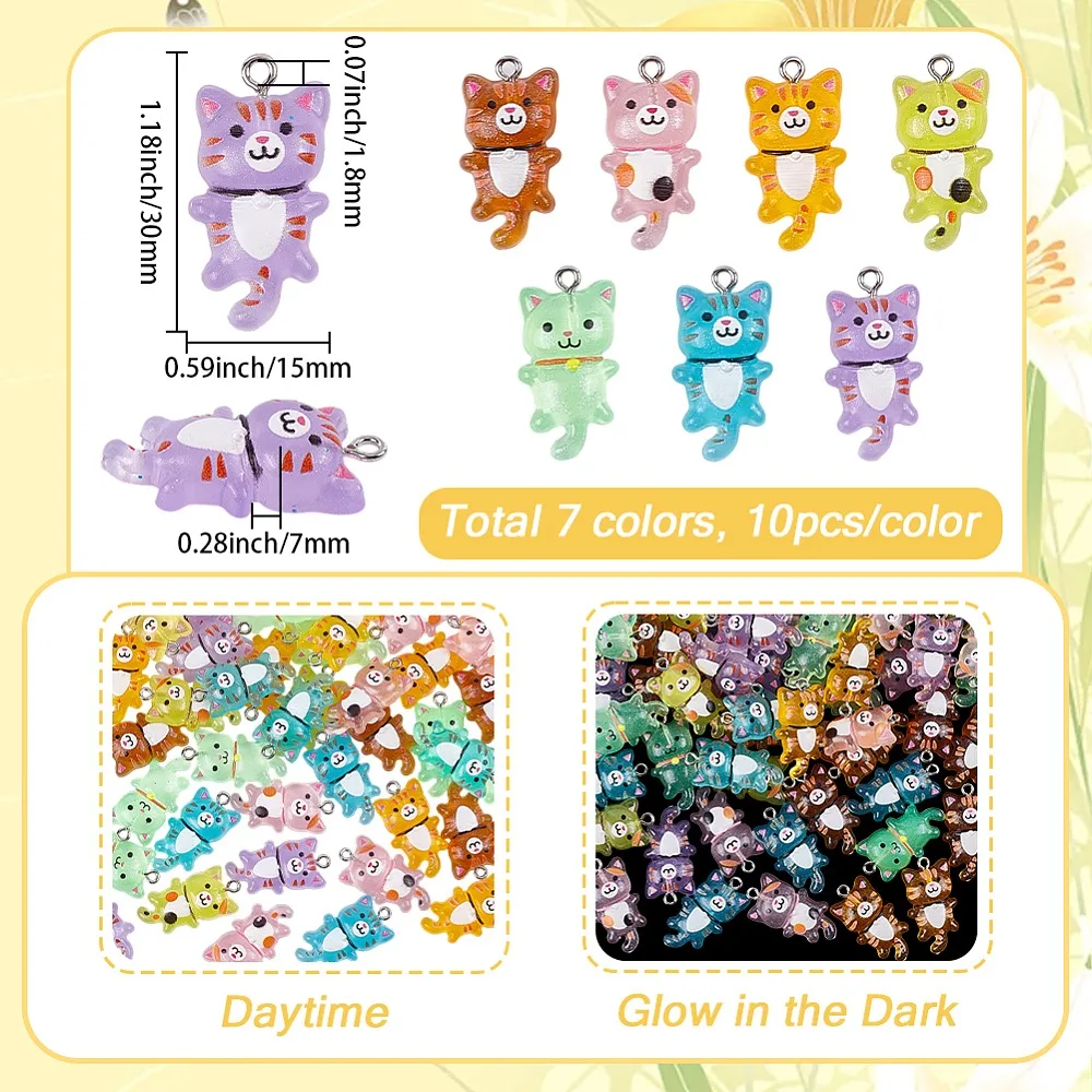 DIY Jewelry Making Kits including Luminous Transparent Resin Pendants Mixed Color 30x15x7mm Hole: 1.8mm
DIY Jewelry Making Kits including Luminous Transparent Resin Pendants Mixed Color 30x15x7mm Hole: 1.8mm