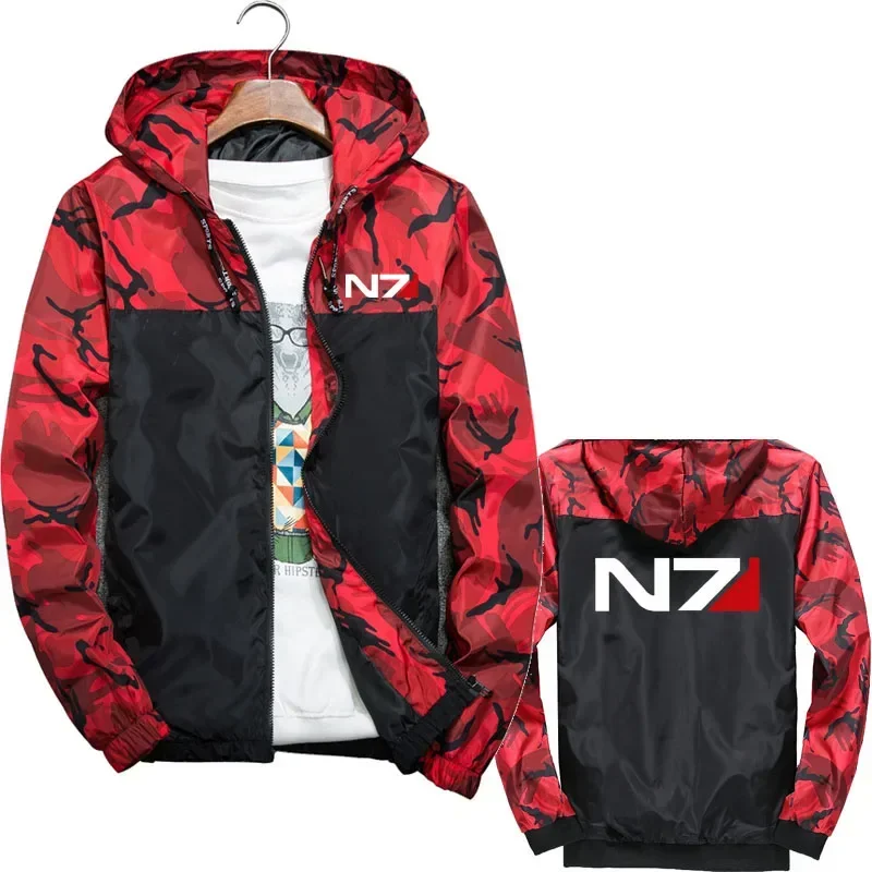 N7 Mass Effect Men's Jacket New Long Sleeves Casual camouflage Motorcycle Racing Jacket Coat Print Comfortable Hooded jacket
N7 Mass Effect Men's Jacket New Long Sleeves Casual camouflage Motorcycle Racing Jacket Coat Print Comfortable Hooded jacket