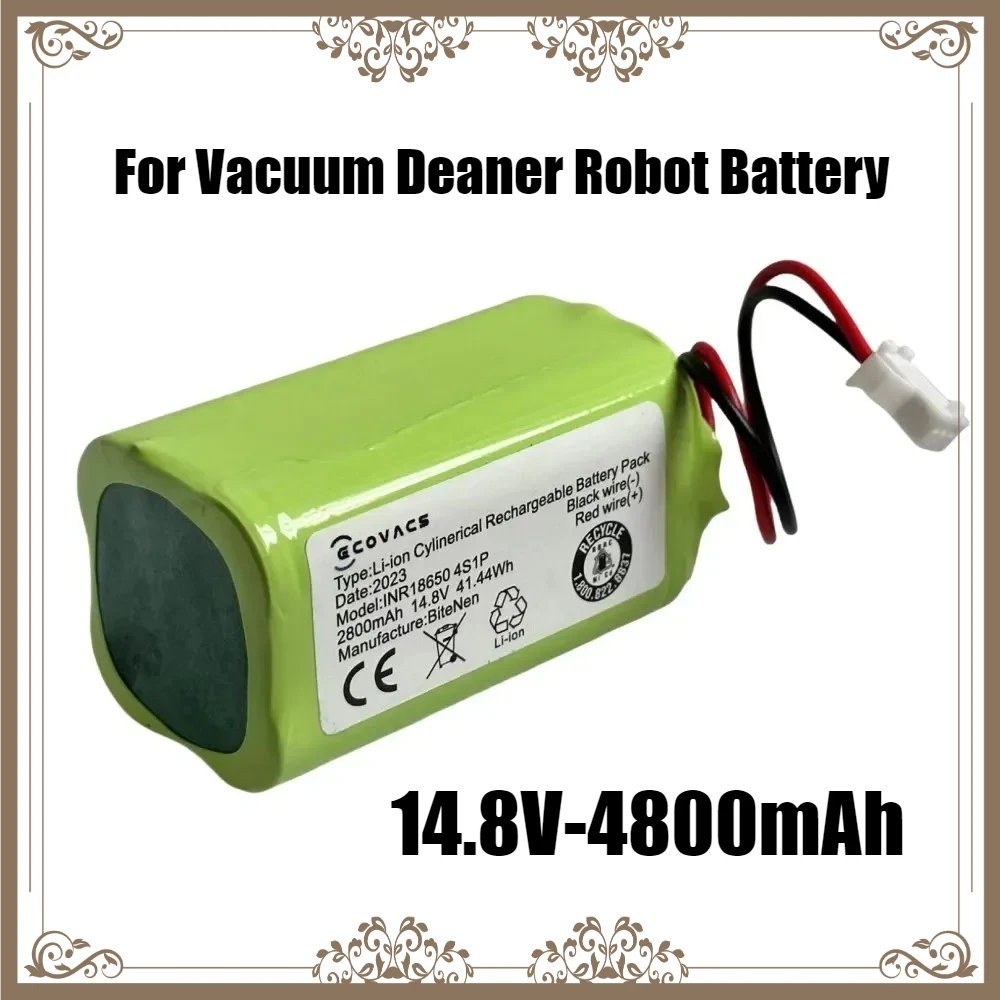 ⭐ 4.8Ah 14.4V Battery For eufy RoboVac 15C 15T 25C 30 30C 35C MAX G10 G15 G20 G30 Hybrid Edge Robot Vacuum Cleaner Accessories
⭐ 4.8Ah 14.4V Battery For eufy RoboVac 15C 15T 25C 30 30C 35C MAX G10 G15 G20 G30 Hybrid Edge Robot Vacuum Cleaner Accessories