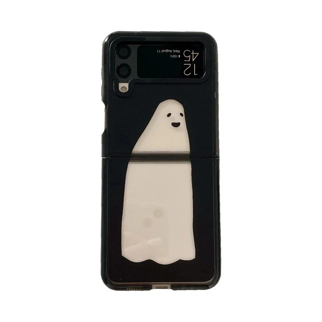 Black Border Acrylic Cartoon Ghost Phone Case for Samsung Galaxy Z Flip 5 4 3 Back Cover for ZFlip4 ZFlip5 Hard Case Shell
Black Border Acrylic Cartoon Ghost Phone Case for Samsung Galaxy Z Flip 5 4 3 Back Cover for ZFlip4 ZFlip5 Hard Case Shell
