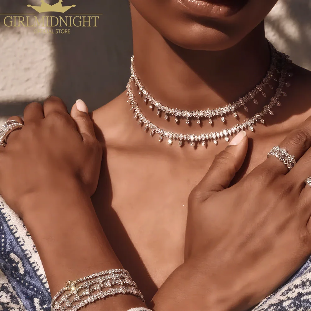 2025 New Fashion Iced Out Bling Oval Shape 5A Cubic Zirconia Tennis Necklace For Women Classic Wedding Engagement Jewelry
2025 New Fashion Iced Out Bling Oval Shape 5A Cubic Zirconia Tennis Necklace For Women Classic Wedding Engagement Jewelry