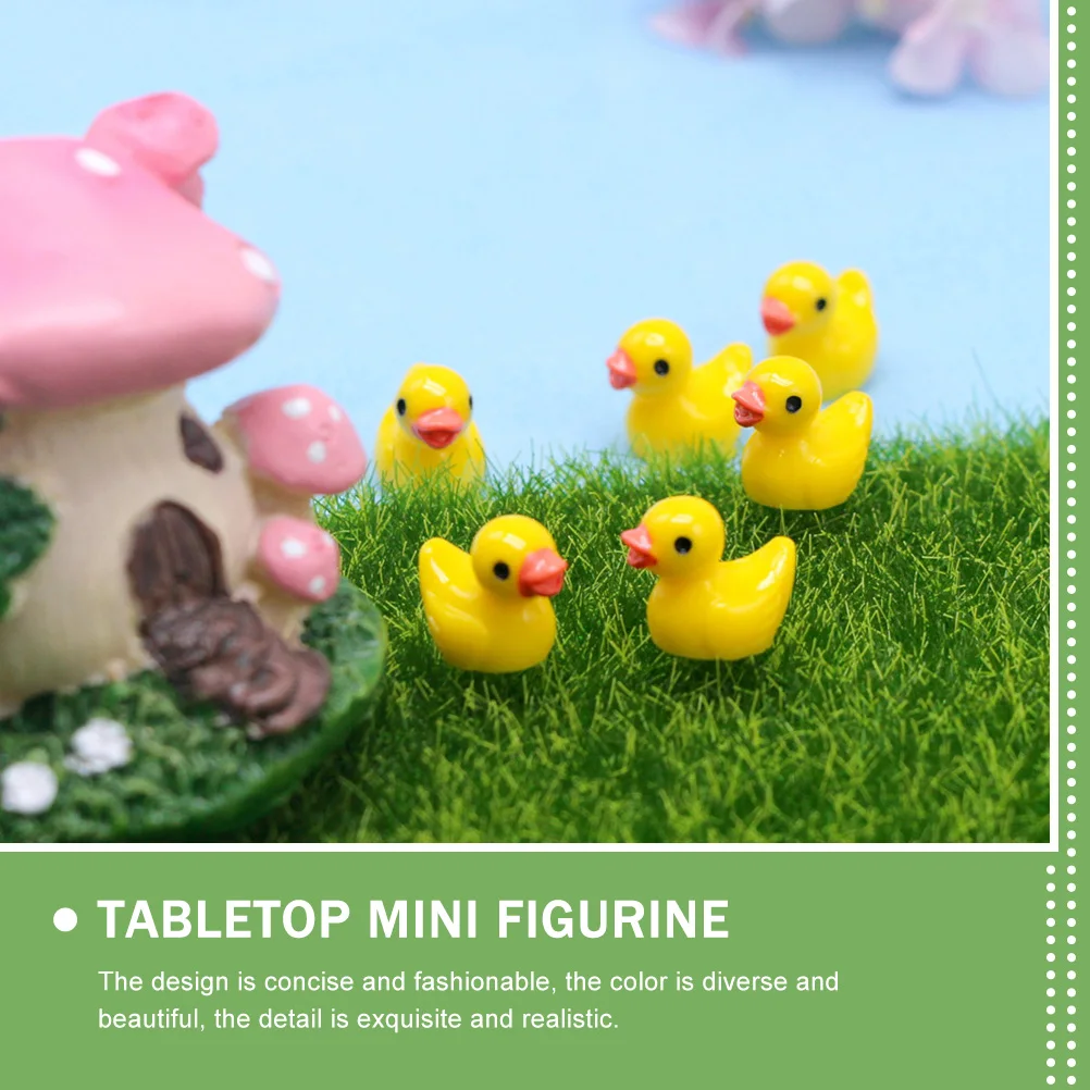 60pcs Premium Mini Duck Figurines Resin Garden Decor Desktop Ornament for Home Office Adorable Miniature Figures Small Duck
60pcs Premium Mini Duck Figurines Resin Garden Decor Desktop Ornament for Home Office Adorable Miniature Figures Small Duck