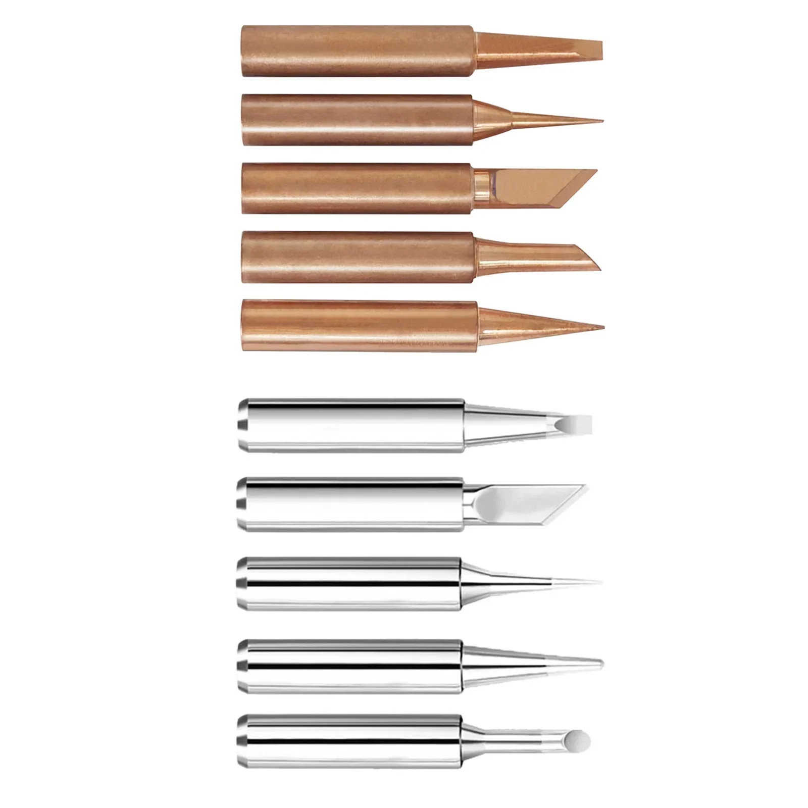 10pcs C900M Soldering Iron Tips Set Welding Nozzle Internal Heated Solder Heads Welding Tip Tool Lead-Solder Irons Bit 
10pcs C900M Soldering Iron Tips Set Welding Nozzle Internal Heated Solder Heads Welding Tip Tool Lead-Solder Irons Bit