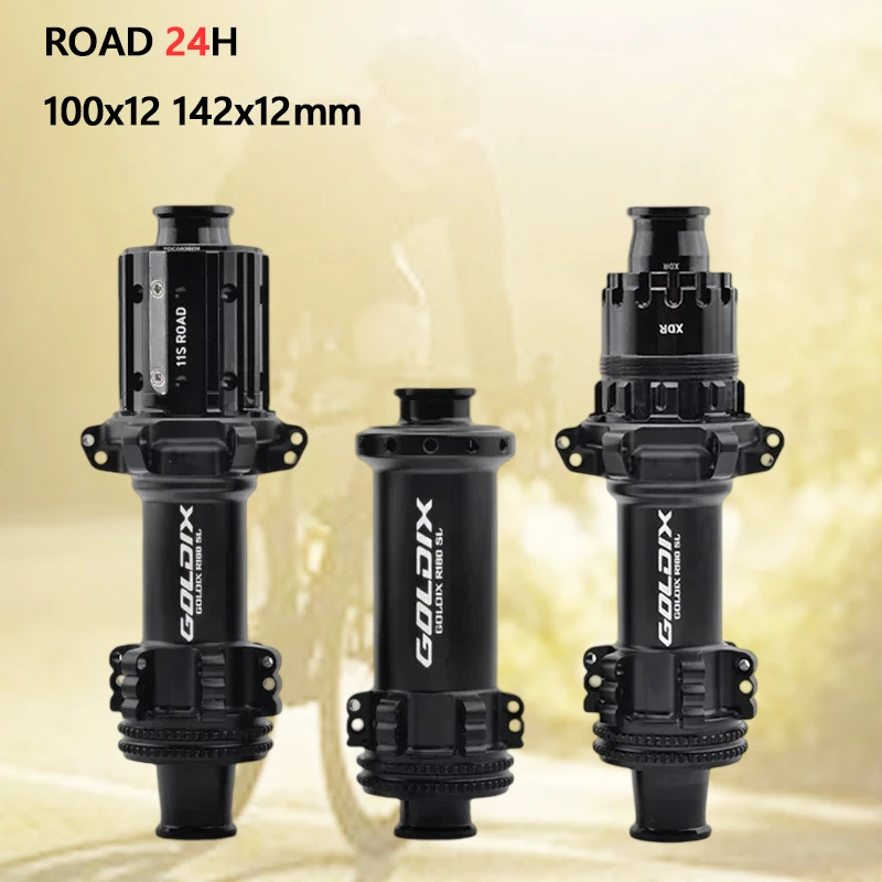 GOLDIX 180SL Highway Hub Center Locking Disc 24 Holes 36T Ratchet Straight Pull Hub Crushed Stone Bicycle for HG XDR flywheel
GOLDIX 180SL Highway Hub Center Locking Disc 24 Holes 36T Ratchet Straight Pull Hub Crushed Stone Bicycle for HG XDR flywheel