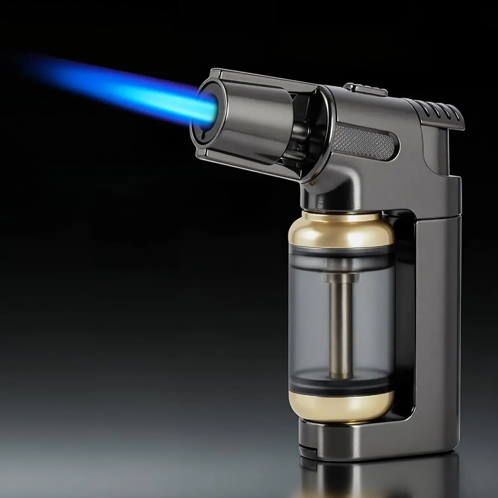 Ailexpress Recommendation - CHOICEDC Butane Torch Lighter, Jet Flame Refillable Butane Lighter with Safety Lock, Visible Fuel Ta
Ailexpress Recommendation - CHOICEDC Butane Torch Lighter, Jet Flame Refillable Butane Lighter with Safety Lock, Visible Fuel Ta