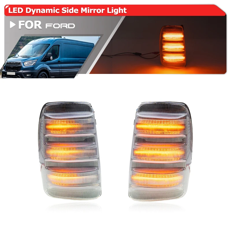 For Ford Transit MK8 2014-2025 Transit 150 250 350 350HD E-Transit LED Sequential Rearview Mirror Turn Signal Light Blinkers
For Ford Transit MK8 2014-2025 Transit 150 250 350 350HD E-Transit LED Sequential Rearview Mirror Turn Signal Light Blinkers