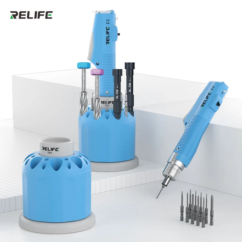 RELIFE E2 T01 Torque Electric Screwdriver Set Multi-speed Adjustable Torque Adjustable Forward and Reverse Rotation Repair Tools
RELIFE E2 T01 Torque Electric Screwdriver Set Multi-speed Adjustable Torque Adjustable Forward and Reverse Rotation Repair Tools