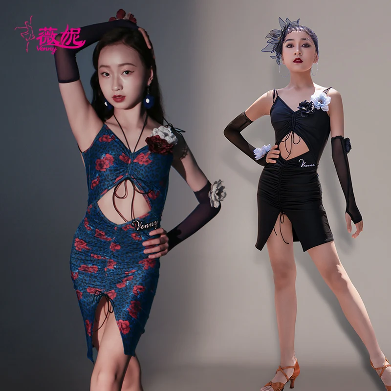 Vennystyle Latin Dance Dress for Girls, Sleeveless 2-Piece Professional Training Set, Practice Outfit ballroom dance costume
Vennystyle Latin Dance Dress for Girls, Sleeveless 2-Piece Professional Training Set, Practice Outfit ballroom dance costume