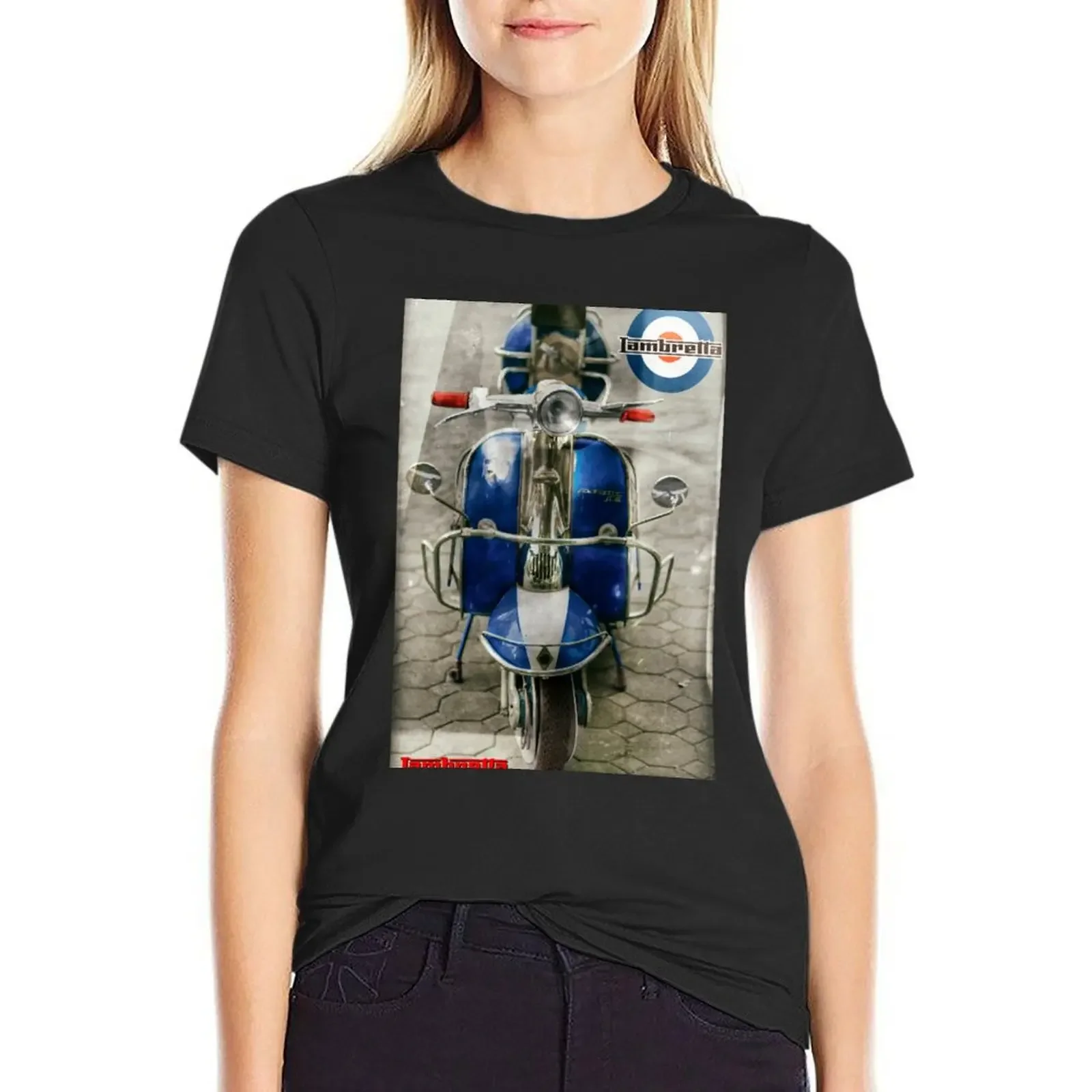 Retro Lambretta T-Shirt Blouse cute tops anime clothes graphics t shirts for Women
Retro Lambretta T-Shirt Blouse cute tops anime clothes graphics t shirts for Women