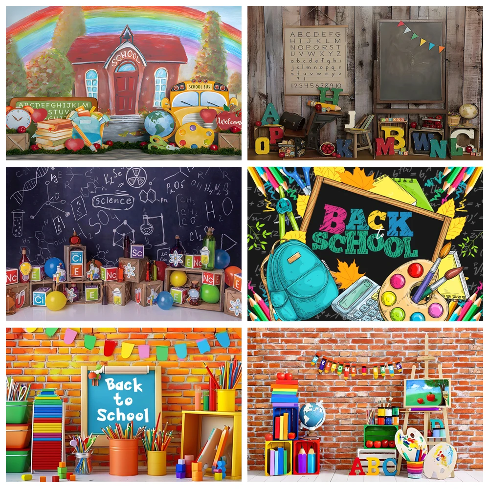 Back To School Backdrop Blackboard Book Pencil First Day of Preschool Chalkboard Classroom Children Photography Background Decor
Back To School Backdrop Blackboard Book Pencil First Day of Preschool Chalkboard Classroom Children Photography Background Decor