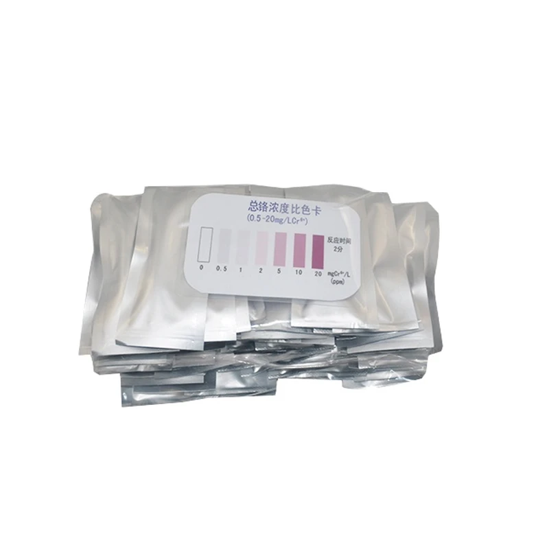 high quality rapid test water total chromium monitor test tube with colorimetric card
high quality rapid test water total chromium monitor test tube with colorimetric card