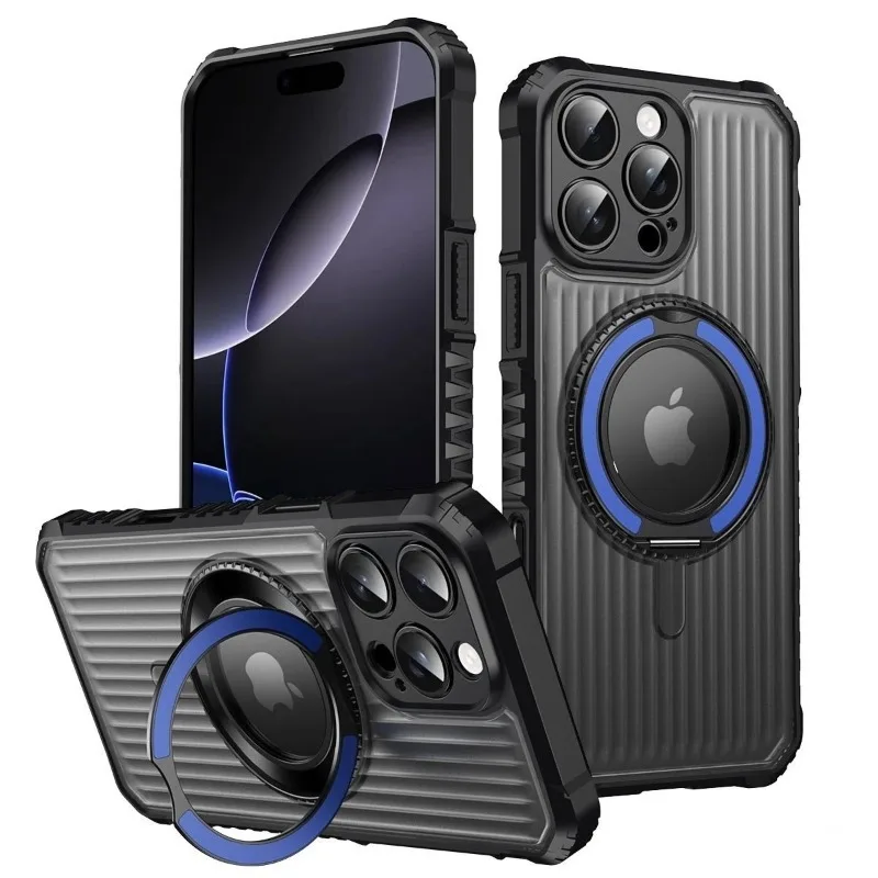 360° Rotating Magnetic Bracket Stand Phone Case for IPhone 17 16 15 14 13 12 11 Pro Max Anti-slip Frame Armor Translucent Cover
360° Rotating Magnetic Bracket Stand Phone Case for IPhone 17 16 15 14 13 12 11 Pro Max Anti-slip Frame Armor Translucent Cover