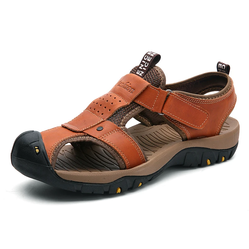 2024 Head Genuine Leather Sandals Men's Sandals Durable hand-stitched non-slip sandals Outdoor Beach Shoes Large Size 38-46
2024 Head Genuine Leather Sandals Men's Sandals Durable hand-stitched non-slip sandals Outdoor Beach Shoes Large Size 38-46