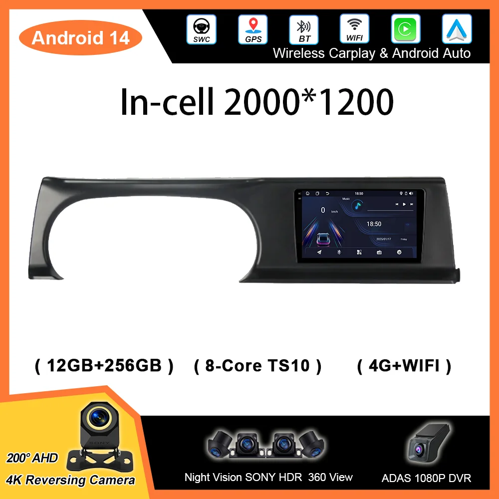 Car Android 14 Radio Stereo For Kia Seltos KX3 2020 -2021 Auto Multimedia Player GPS Navigation Touch Screen NO 2din DVD 4G WIFI
Car Android 14 Radio Stereo For Kia Seltos KX3 2020 -2021 Auto Multimedia Player GPS Navigation Touch Screen NO 2din DVD 4G WIFI