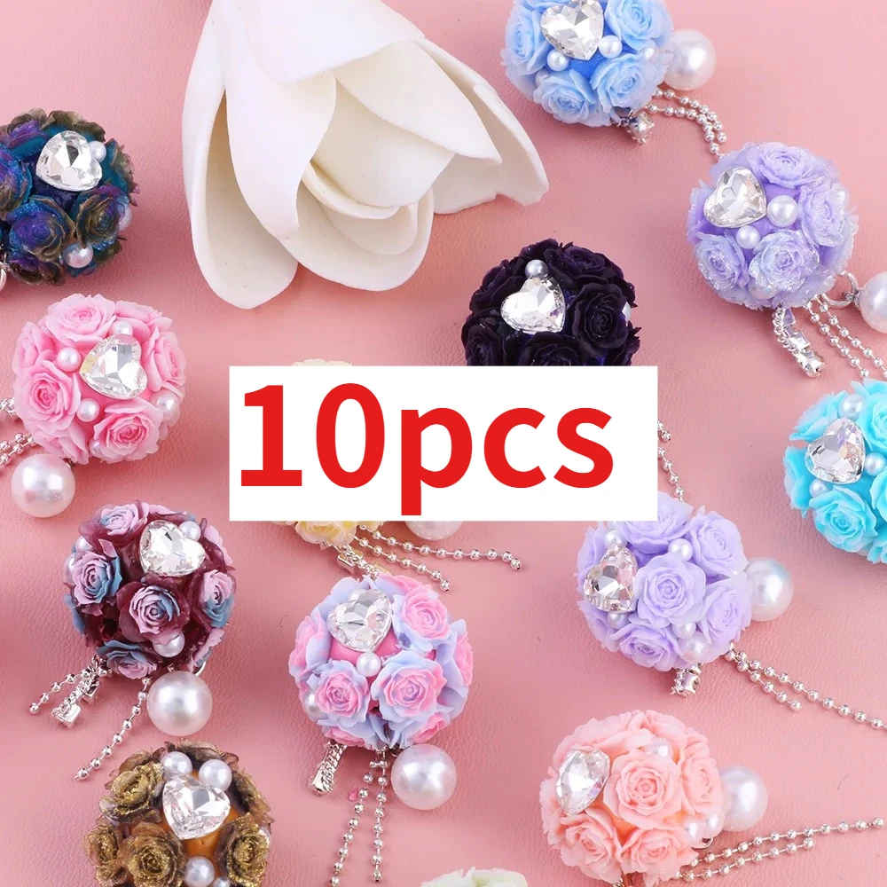 10pcs New Design Flower Beads Round Flower Beads for Jewelry Making DIY Mobile Phone Chain Bead Pen Accessory
10pcs New Design Flower Beads Round Flower Beads for Jewelry Making DIY Mobile Phone Chain Bead Pen Accessory