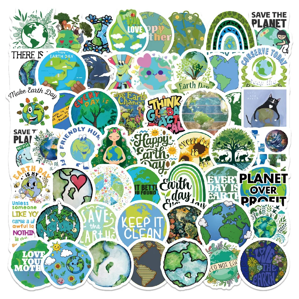 10/50/100PCS Earth Day Stickers Love the Earth Cartoon Decoration Protect the Environment Decals Laptop Guitar Graffiti Sticker
10/50/100PCS Earth Day Stickers Love the Earth Cartoon Decoration Protect the Environment Decals Laptop Guitar Graffiti Sticker