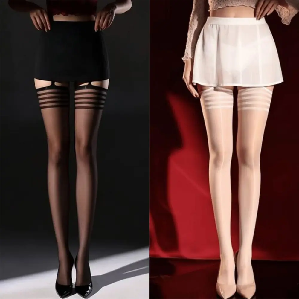 Vintage Sheer Garter Stripe Stockings High Elastic Shapping Over Knee Socks Maid Pantyhose Women
Vintage Sheer Garter Stripe Stockings High Elastic Shapping Over Knee Socks Maid Pantyhose Women