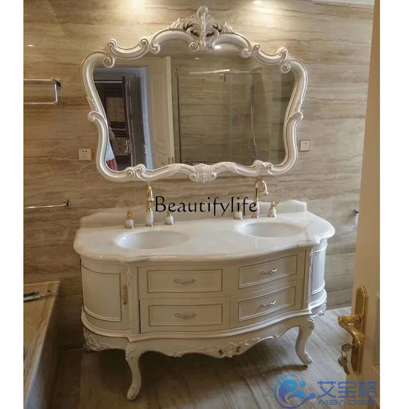 Light Luxury European Bathroom Cabinet Oak Washbasin Combination Bathroom Bathroom Cabinet Hand Washing Washstand
Light Luxury European Bathroom Cabinet Oak Washbasin Combination Bathroom Bathroom Cabinet Hand Washing Washstand