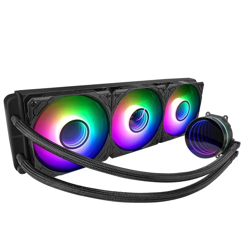 Top 360mm CPU Water Cooling with New Coming ARGB Fans
Top 360mm CPU Water Cooling with New Coming ARGB Fans