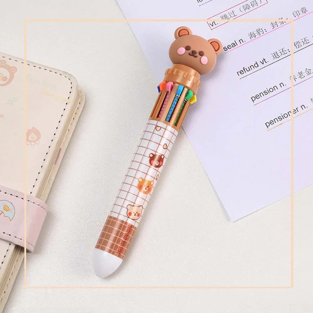 Supplies Cartoon Handwriting Writing Supplies Stationery Cartoon Bear Ballpoint Pen Student Writing Pens Ten Color Ball Pen
Supplies Cartoon Handwriting Writing Supplies Stationery Cartoon Bear Ballpoint Pen Student Writing Pens Ten Color Ball Pen