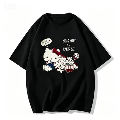 2026 Summer Hello Kitty "Too Cute" T-shirt High Quality Comfortable and loose children's clothing
2026 Summer Hello Kitty "Too Cute" T-shirt High Quality Comfortable and loose children's clothing