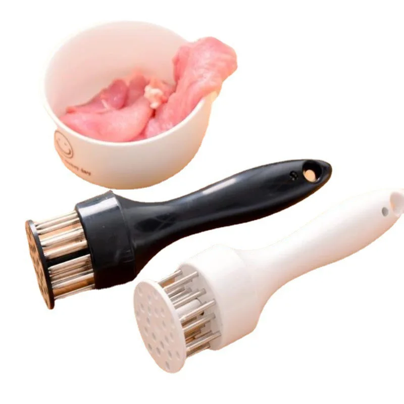 16-Pin Household Round Stainless Steel Steak Tender Meat Needle Pork Meat Tenderizer Rib Breaker Kitchen Cook Tools Meat Hammer
16-Pin Household Round Stainless Steel Steak Tender Meat Needle Pork Meat Tenderizer Rib Breaker Kitchen Cook Tools Meat Hammer