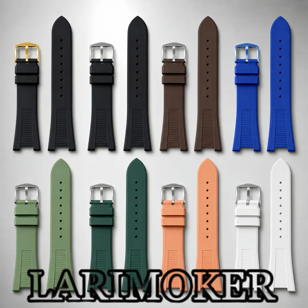 LARIMOKER 25*12mm Silicone Watch Strap Waterproof Dive Watch Strap Stainless Steel Pin Buckle Replacement Strap
LARIMOKER 25*12mm Silicone Watch Strap Waterproof Dive Watch Strap Stainless Steel Pin Buckle Replacement Strap
