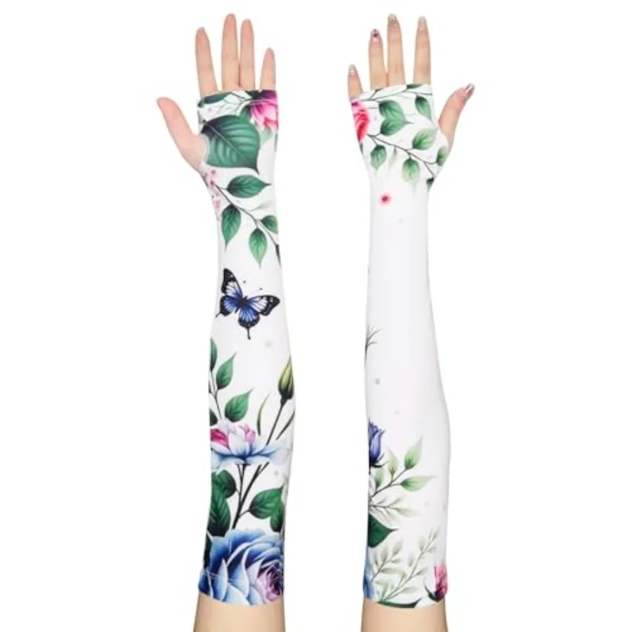 YAMEIZE Gardening Long Arm Sleeves for Women - Sun Protection Cooling Floral Sleeves to Cover Arm for Garden
YAMEIZE Gardening Long Arm Sleeves for Women - Sun Protection Cooling Floral Sleeves to Cover Arm for Garden