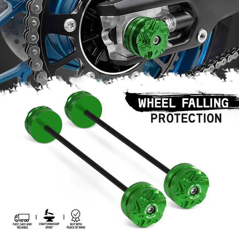 For Z900SE z900se Z 900SE 2023-2025 Front Rear Axle Wheel Fork Sliders Cap Crash Protector Motorcycle Wheel Falling Protection
For Z900SE z900se Z 900SE 2023-2025 Front Rear Axle Wheel Fork Sliders Cap Crash Protector Motorcycle Wheel Falling Protection