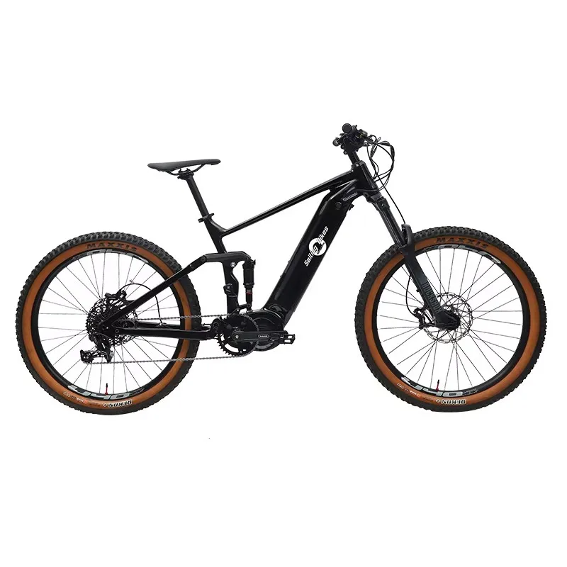 Aluminum Frame Ebike Full Suspension 48V 1000W Mid Drive Fatbike Electric Moutain Bike
Aluminum Frame Ebike Full Suspension 48V 1000W Mid Drive Fatbike Electric Moutain Bike
